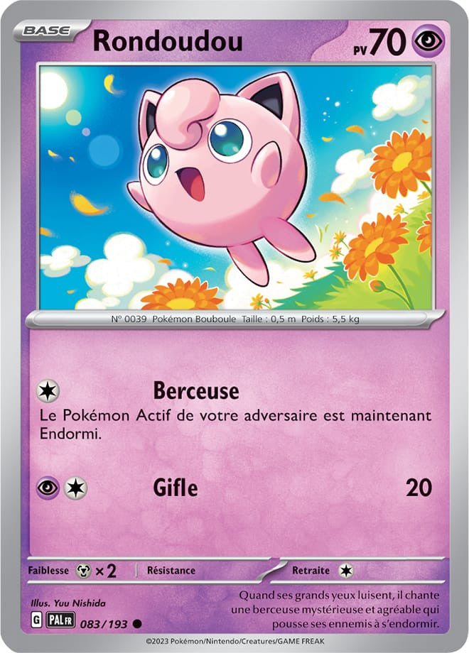 Rondoudou - 083/193 - Carte Pokémon Évolutions à Paldea EV02