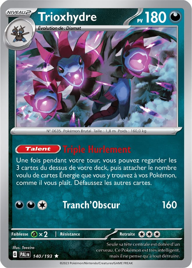 Trioxhydre - 140/193 - Carte Pokémon Évolutions à Paldea EV02
