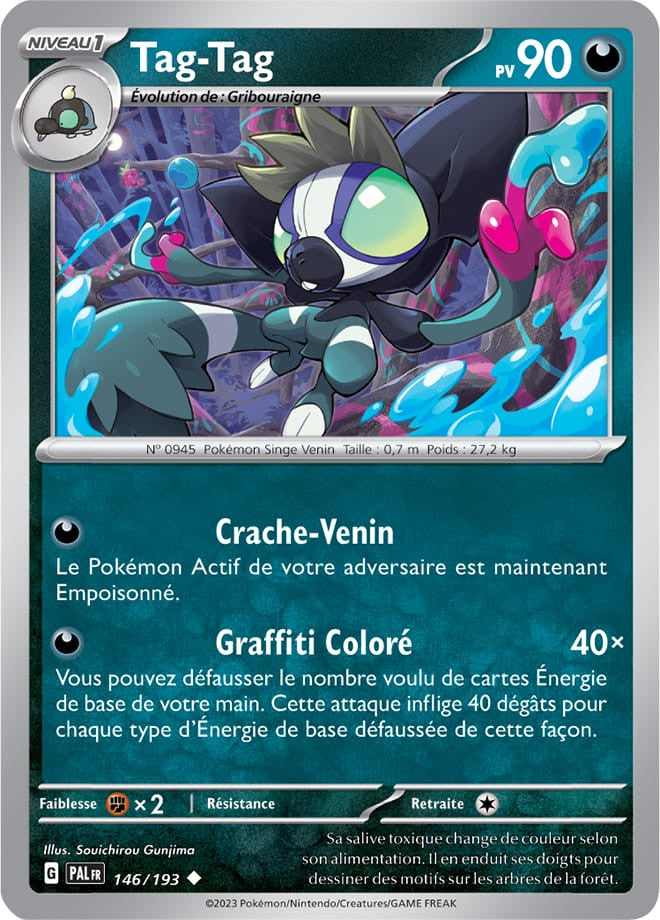 Tag-Tag - 146/193 - Carte Pokémon Évolutions à Paldea EV02