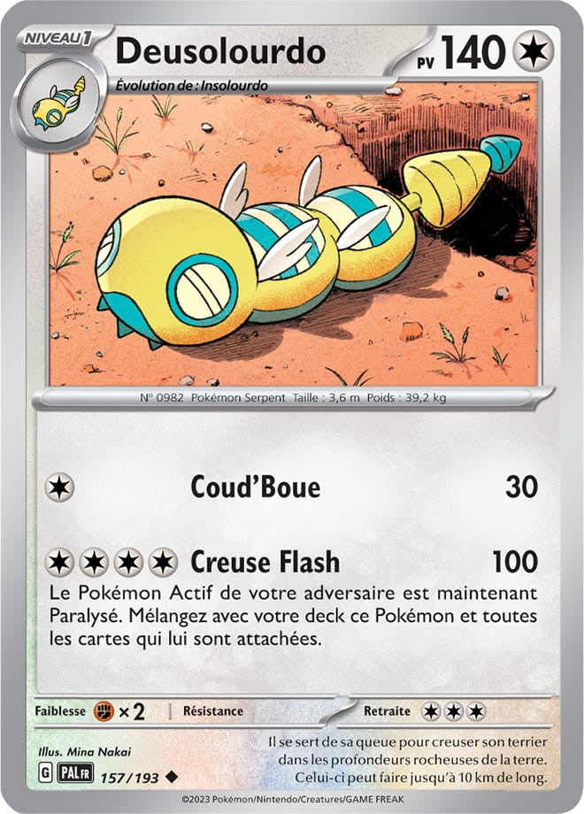 Deusolourdo - 157/193 - Carte Pokémon Évolutions à Paldea EV02
