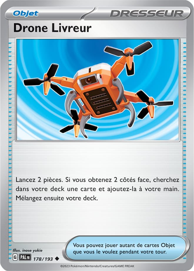 Drone Livreur - 178/193 - Carte Pokémon Évolutions à Paldea EV02