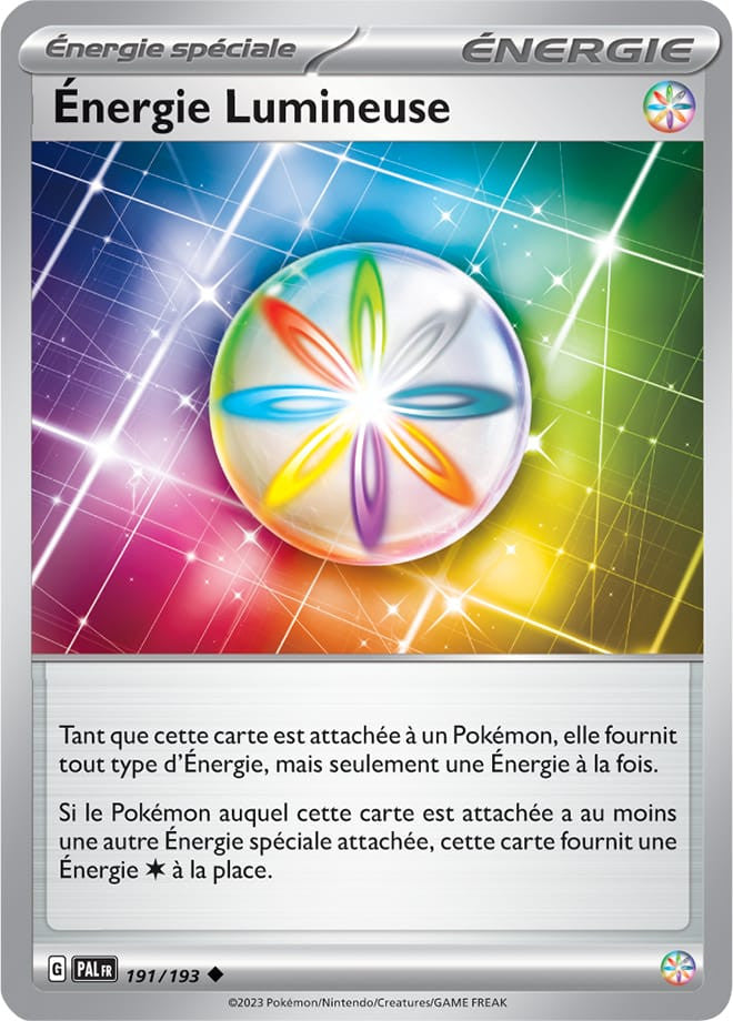 Énergie Lumineuse - 191/193 - Carte Pokémon Évolutions à Paldea EV02