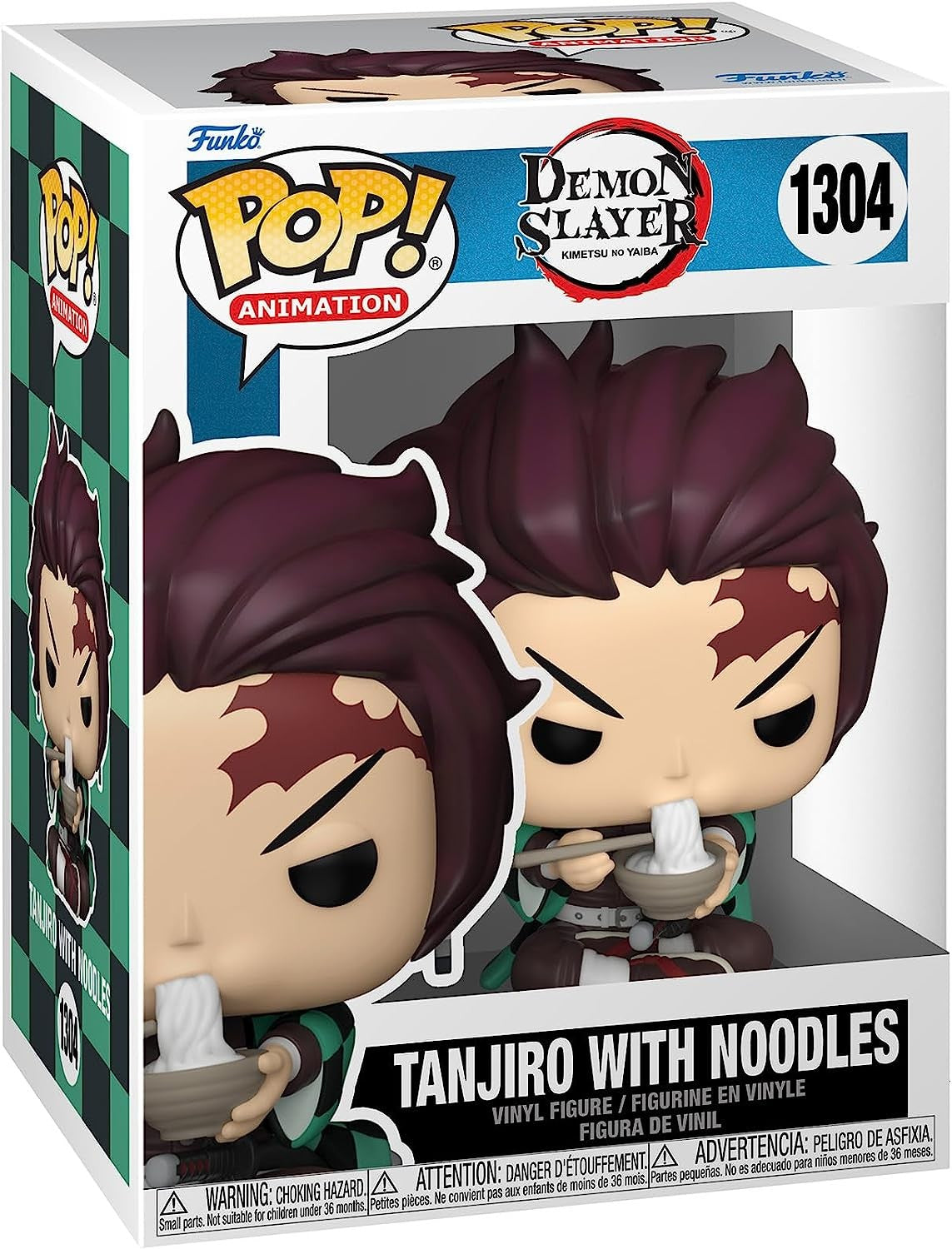 Funko POP! Animation - Demon Slayer 1304 - Tanjiro Avec Nouilles