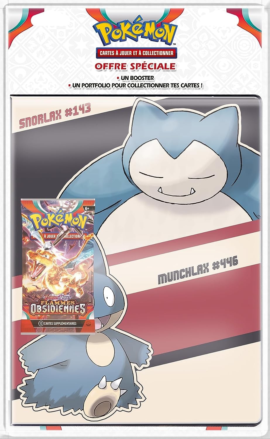 Pokémon - Pack Portfolio + Booster EV03 : Flammes Obsidiennes