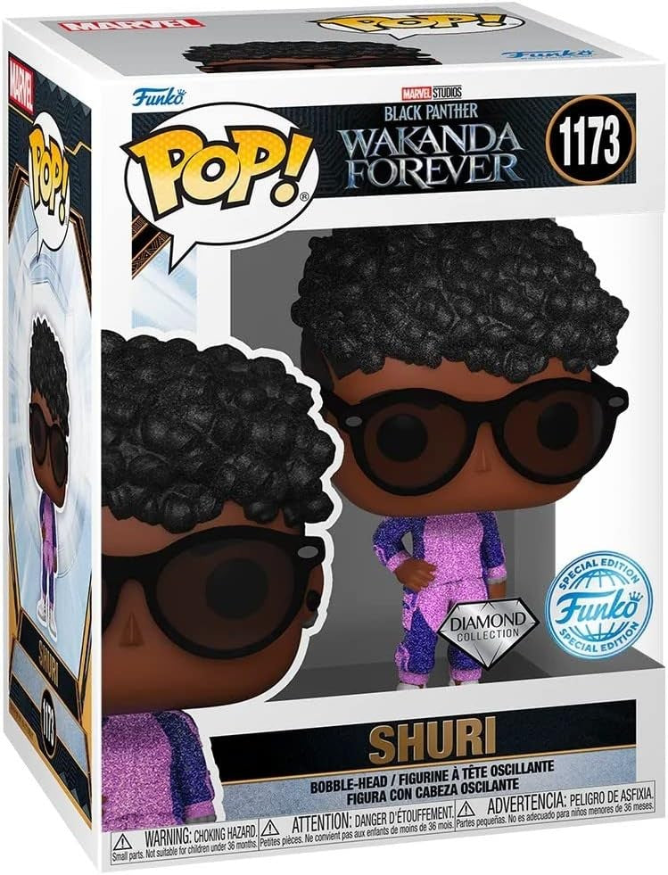 Black Panther Wakanda Forever POP! Marvel Shuri Diamond Special Edition Vinyle Figurine 10cm N°1173