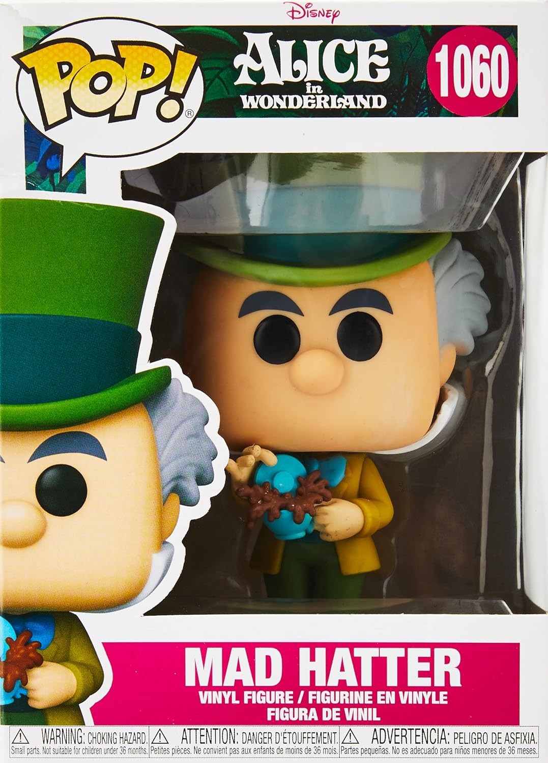 Funko Pop! Disney : Alice 70th– Mad Hatter - Alice in Wonderland n°1060 - Figurine en Vinyle à Collectionner