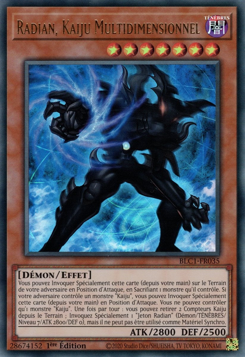 Radian, Kaiju Multidimensionnel - BLC1-FR035 (Doré)
