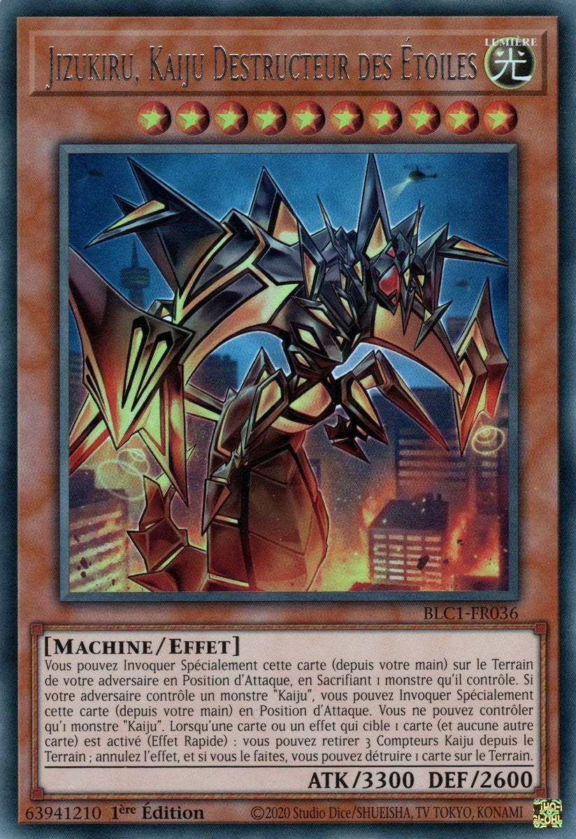 Jizukiru, Kaiju Destructeur des Étoiles - BLC1-FR036 (Argent)