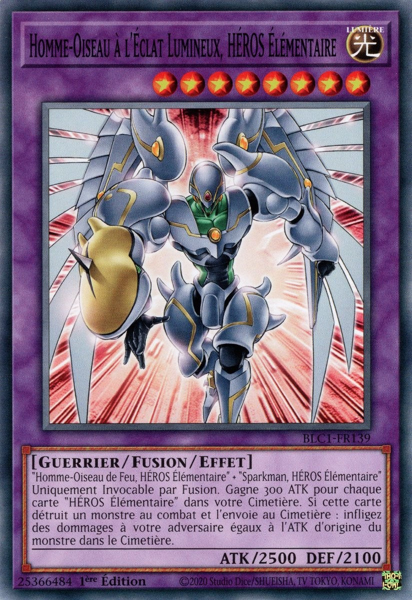 Homme-Oiseau à l'Éclat Lumineux, HÉROS Élémentaire - BLC1-FR139