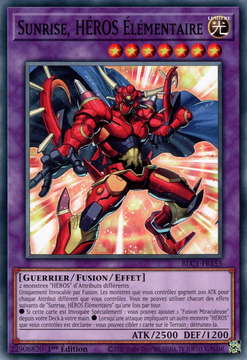 Sunrise, HÉROS Élémentaire - BLC1-FR155