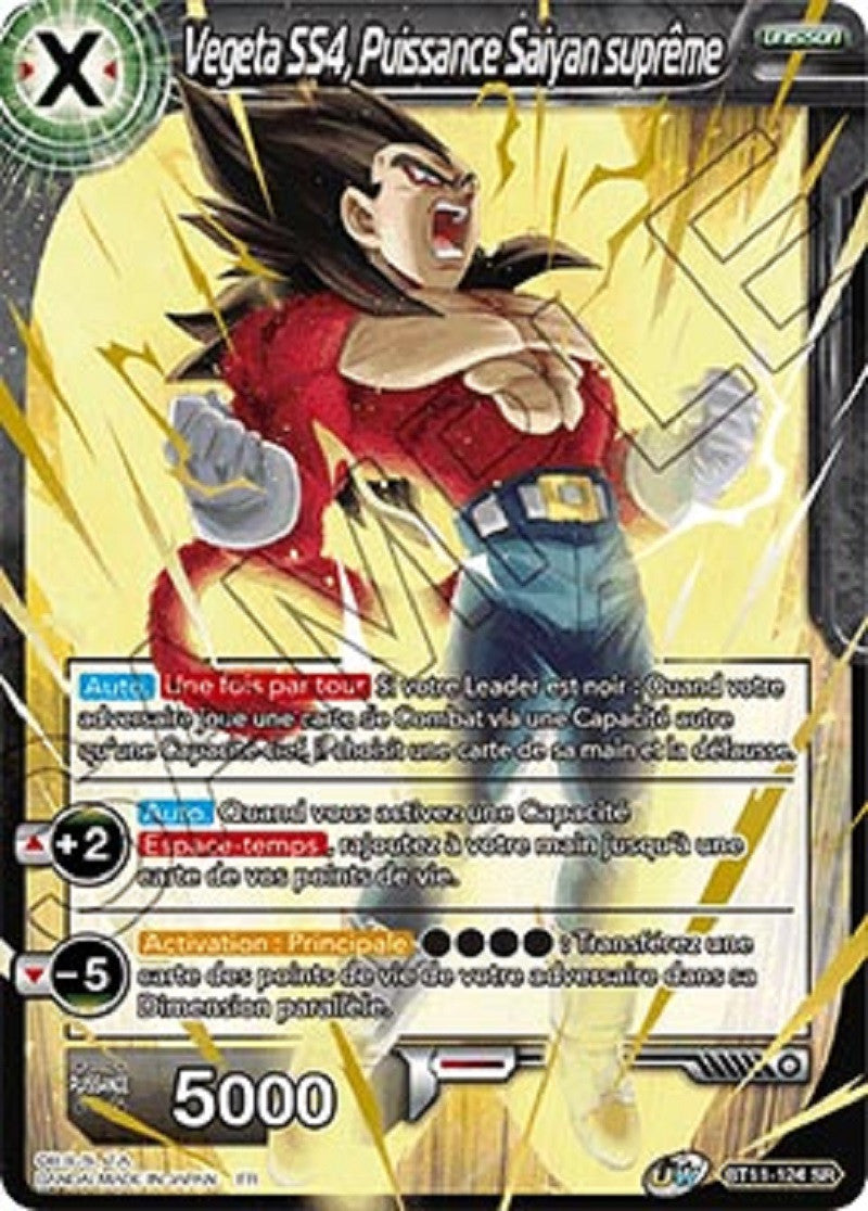 image BT11-124 Vegeta SS4, Puissance Saiyan suprême