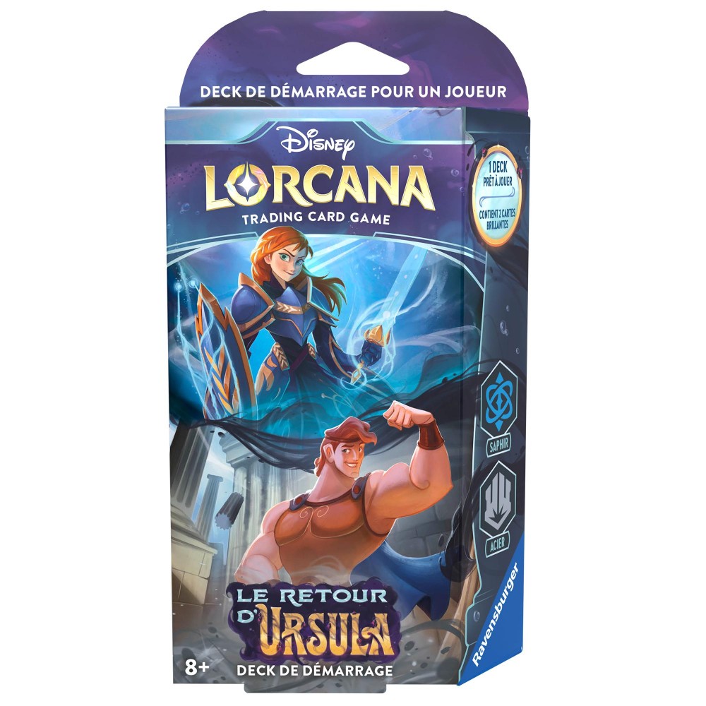 Deck de démarrage Anna et Hercule Le Retour d'Ursula - Chapitre 4 - Disney Lorcana