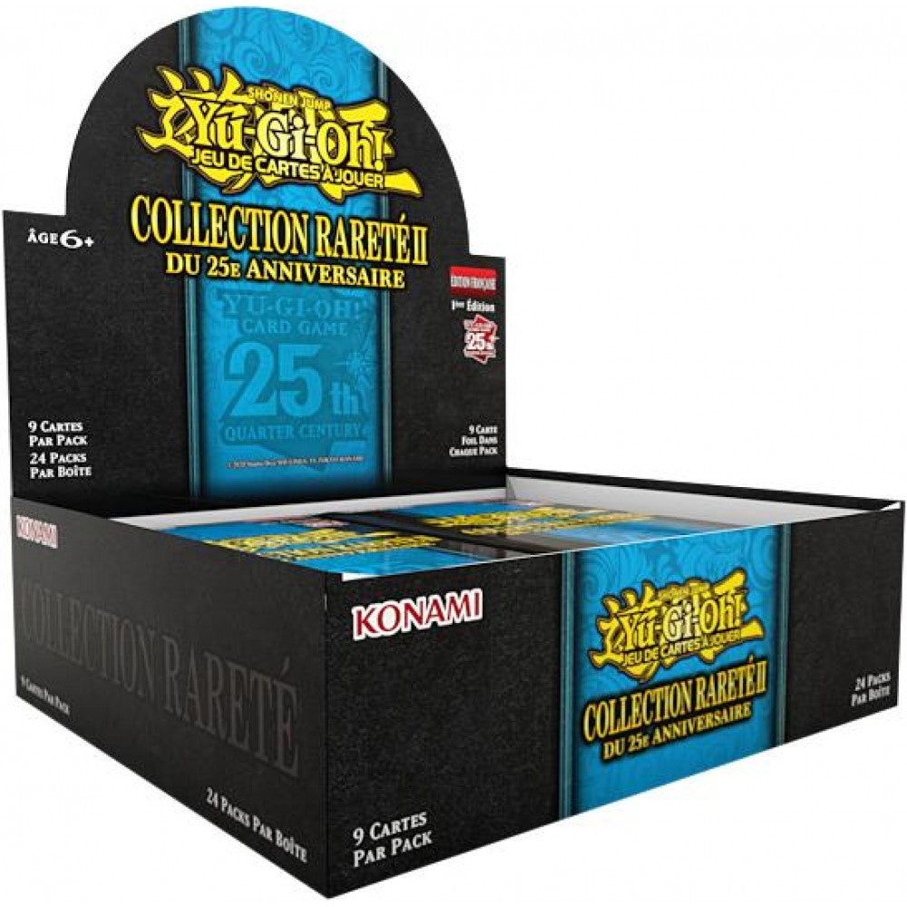 Display / Boite de 24 Boosters Collection Rareté II du 25e Anniversaire - Yu-Gi-Oh!