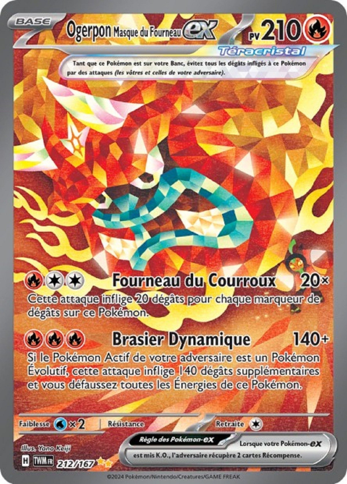 Ogerpon Masque du Fourneau ex - 212/167