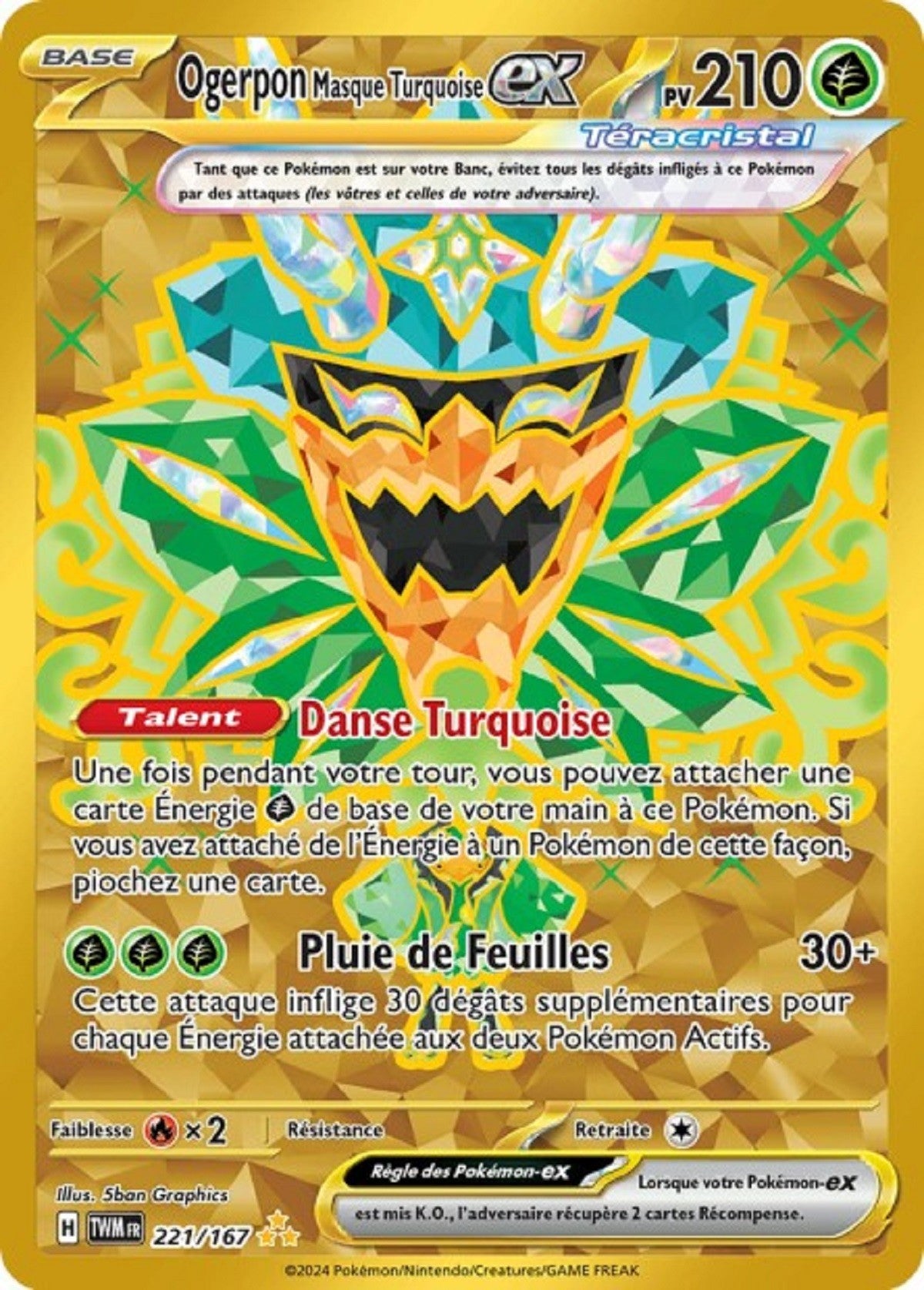 Ogerpon Masque Turquoise ex - 221/167