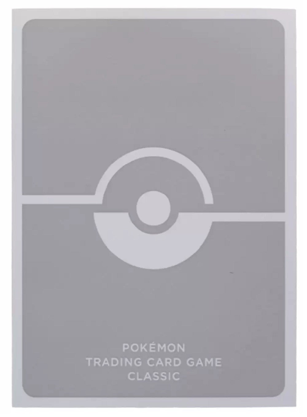 Pokémon TCG - 60 Protège-cartes Standard Pokémon Trading Card Game Classic - Gris Clair