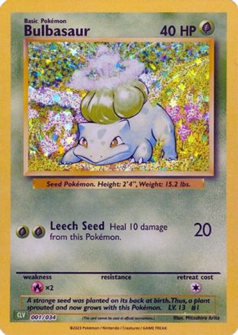 Bulbizarre / Bulbasaur - 001/034
