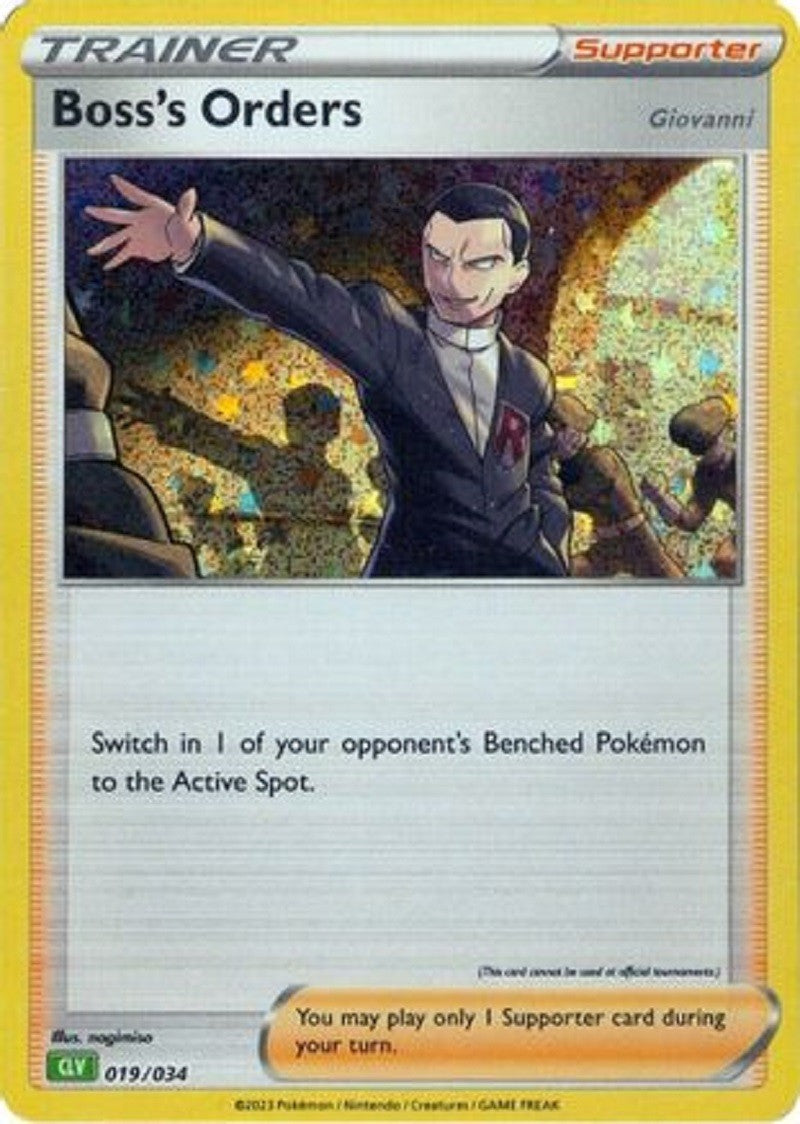 Ordres du Boss / Boss's Orders (Giovanni) - 019/034