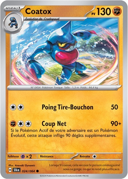 Coatox - 024/064 - Pokémon - Fable Nébuleuse