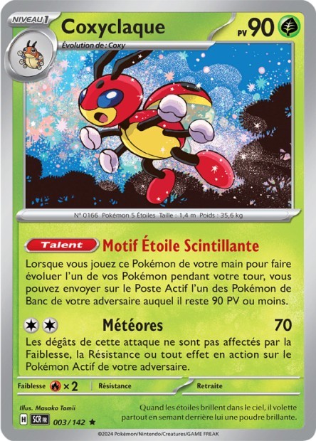Coxyclaque - 003/142 - Pokémon - Couronne Stellaire