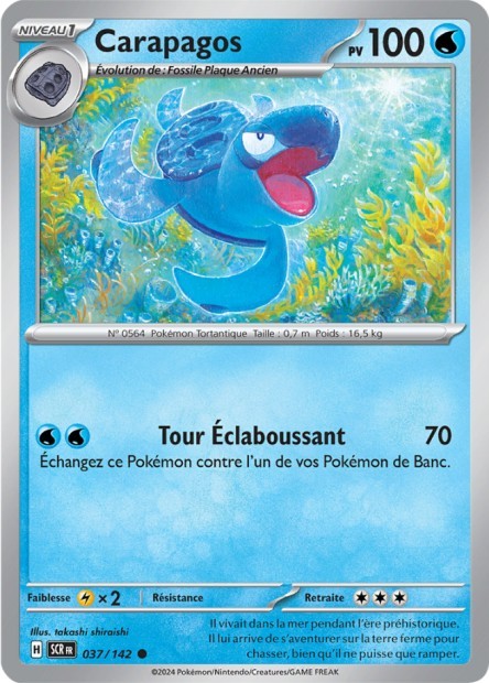 Carapagos - 037/142 - Pokémon - Couronne Stellaire