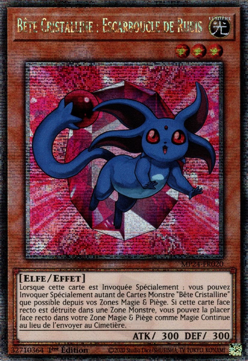 Bête Cristalline : Escarboucle de Rubis - MP24-FR020
