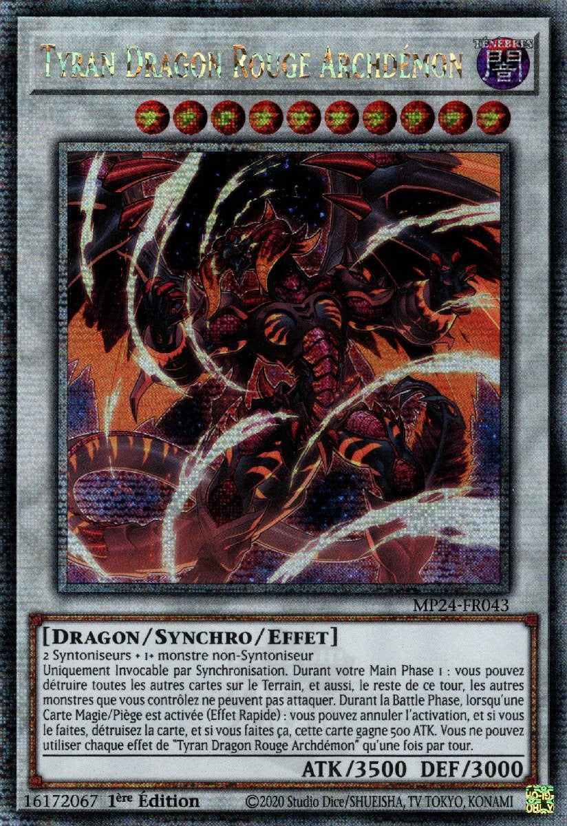 Tyran Dragon Rouge Archdémon - MP24-FR043