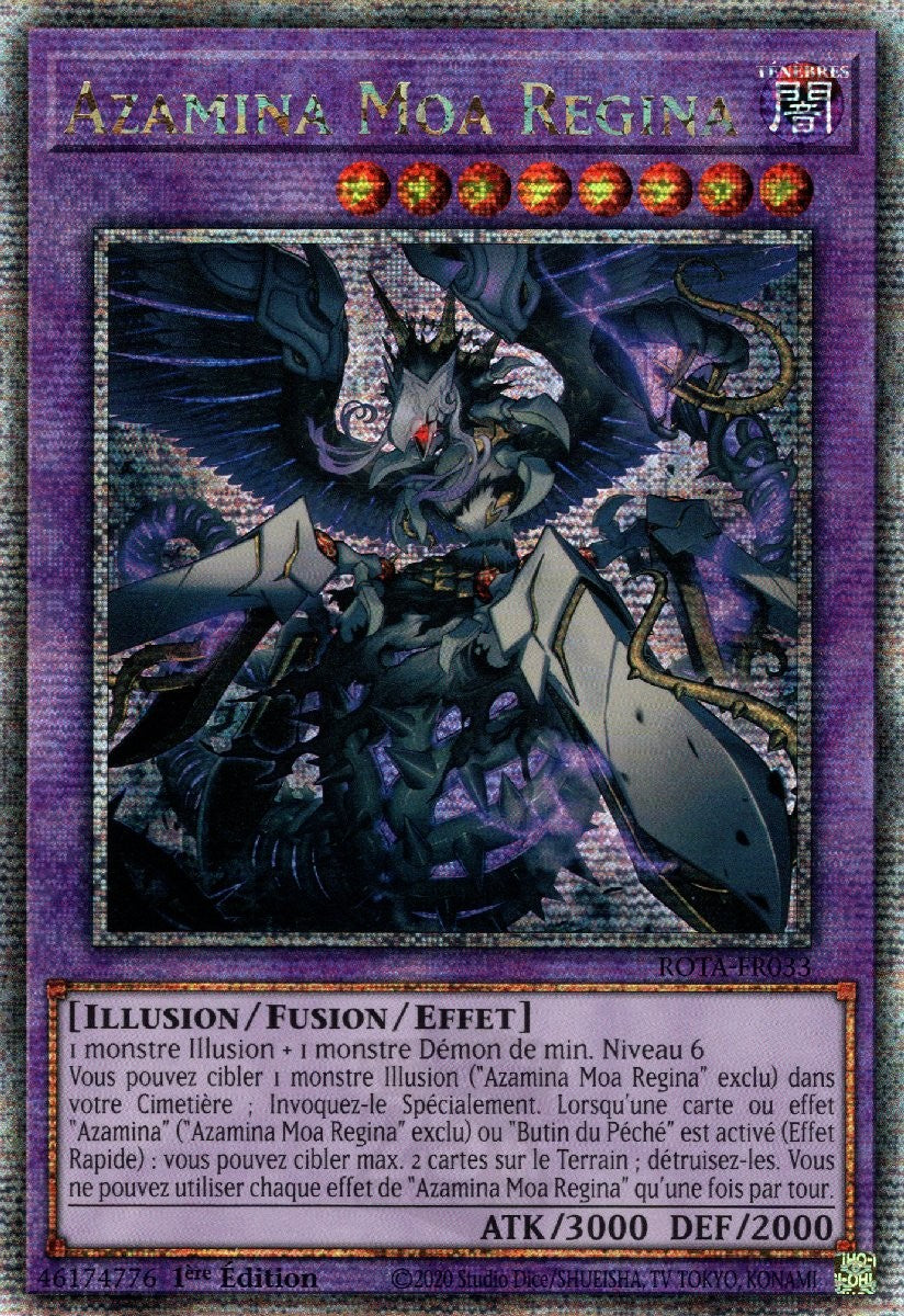 Azamina Moa Regina (V.2 - Quarter Century Secret Rare) - ROTA-FR033