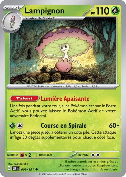 Lampignon (SSP 009/191) - Carte Pokémon Étincelles Déferlantes EV08