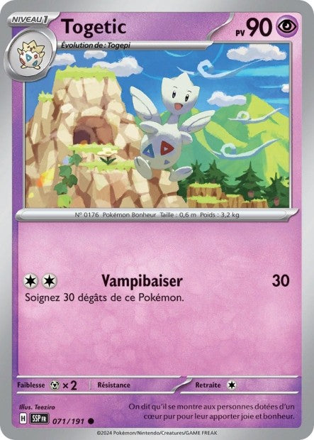 Togetic (SSP 071/191) - Carte Pokémon Étincelles Déferlantes EV08
