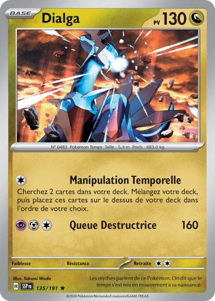 Dialga (SSP 135/191) - Carte Pokémon Étincelles Déferlantes EV08