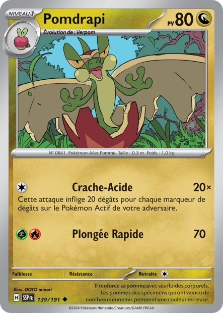 Pomdrapi (SSP 139/191) - Carte Pokémon Étincelles Déferlantes EV08