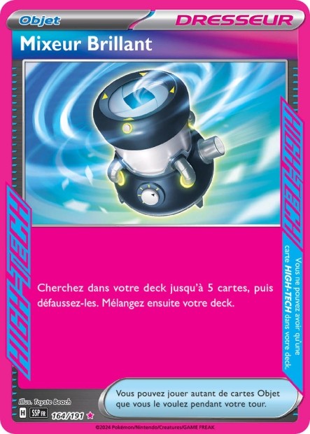 Mixeur Brillant (SSP 164/191) - Carte Pokémon Étincelles Déferlantes EV08