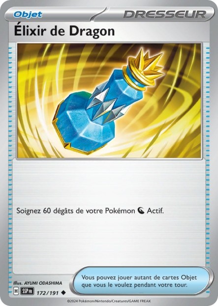 Élixir de Dragon (SSP 172/191) - Carte Pokémon Étincelles Déferlantes EV08