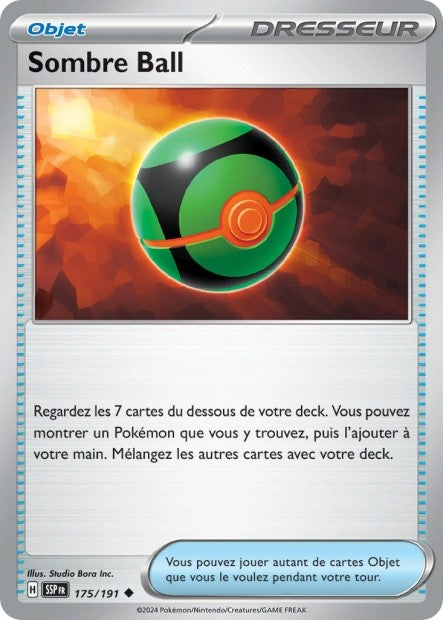 Sombre Ball (SSP 175/191) - Carte Pokémon Étincelles Déferlantes EV08