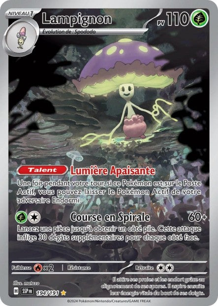 Lampignon (SSP 194/191) - Carte Pokémon Étincelles Déferlantes EV08