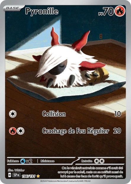 Pyronille (SSP 196/191) - Carte Pokémon Étincelles Déferlantes EV08