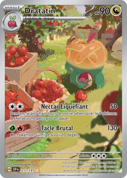 Dratatin (SSP 211/191) - Carte Pokémon Étincelles Déferlantes EV08