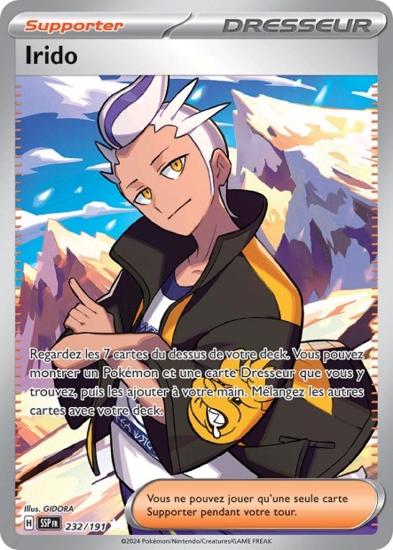 Irido (SSP 232/191) - Carte Pokémon Étincelles Déferlantes EV08