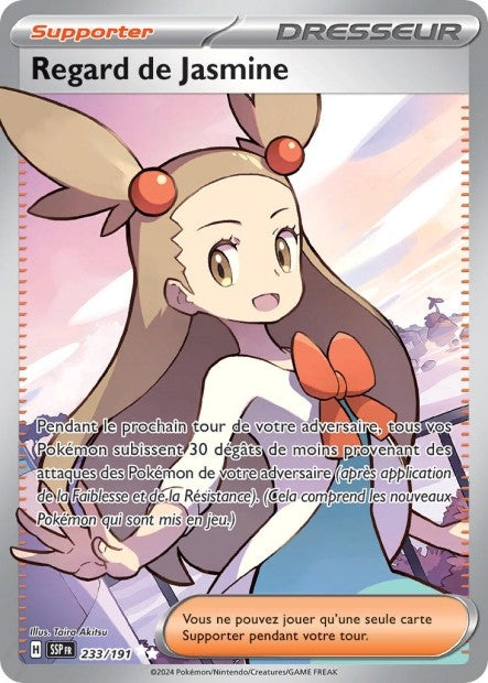 Regard de Jasmine (SSP 233/191) - Carte Pokémon Étincelles Déferlantes EV08