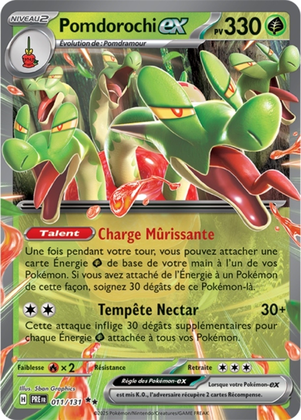 Pokémon - Pomdorochi ex (PRE 011/131) - Évolutions Prismatiques