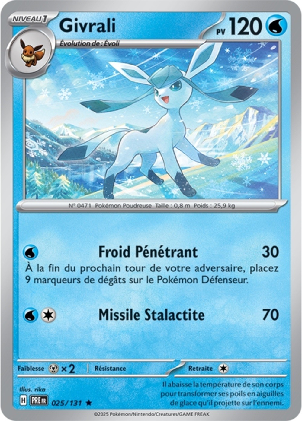 Pokémon - Givrali (PRE 025/131) - Évolutions Prismatiques