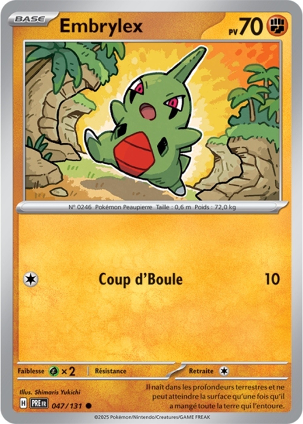 Pokémon - Embrylex (PRE 047/131) - Évolutions Prismatiques
