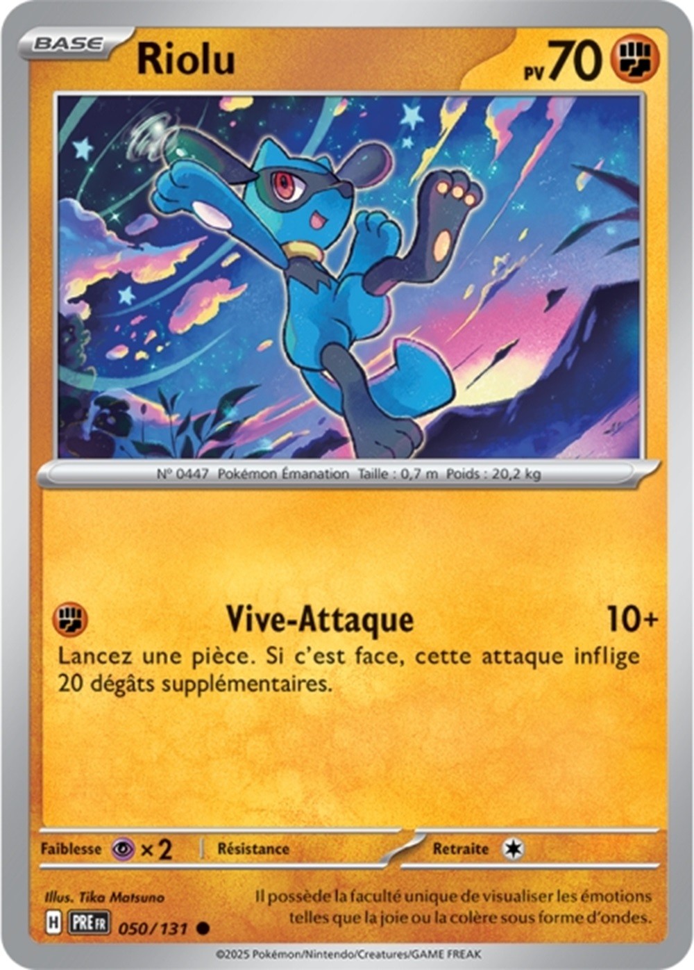 Pokémon - Riolu (PRE 050/131) - Évolutions Prismatiques