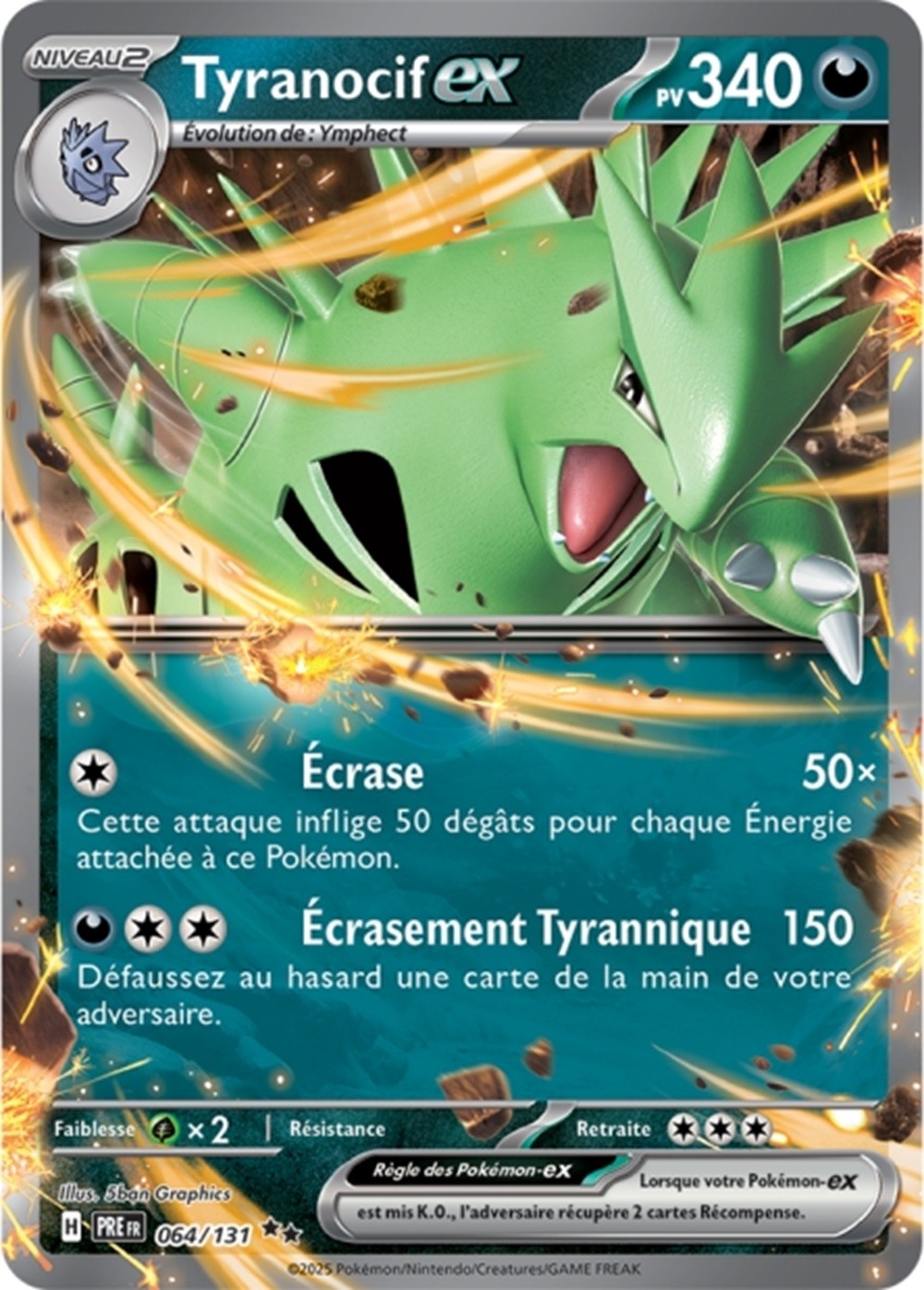 Pokémon - Tyranocif ex (PRE 064/131) - Évolutions Prismatiques