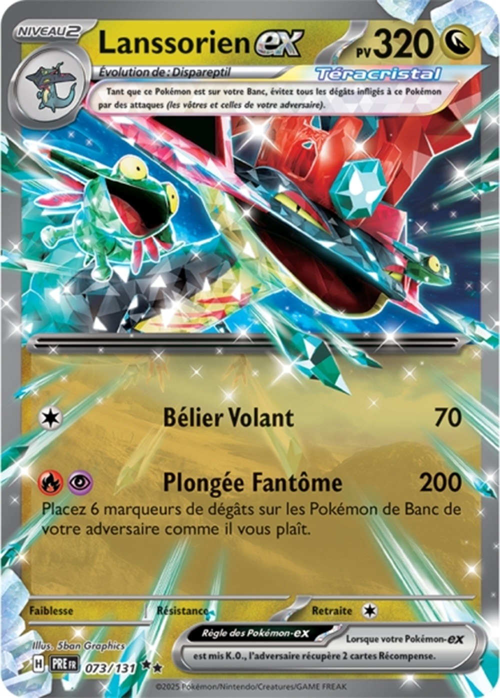 Pokémon - Lanssorien ex (PRE 073/131) - Évolutions Prismatiques