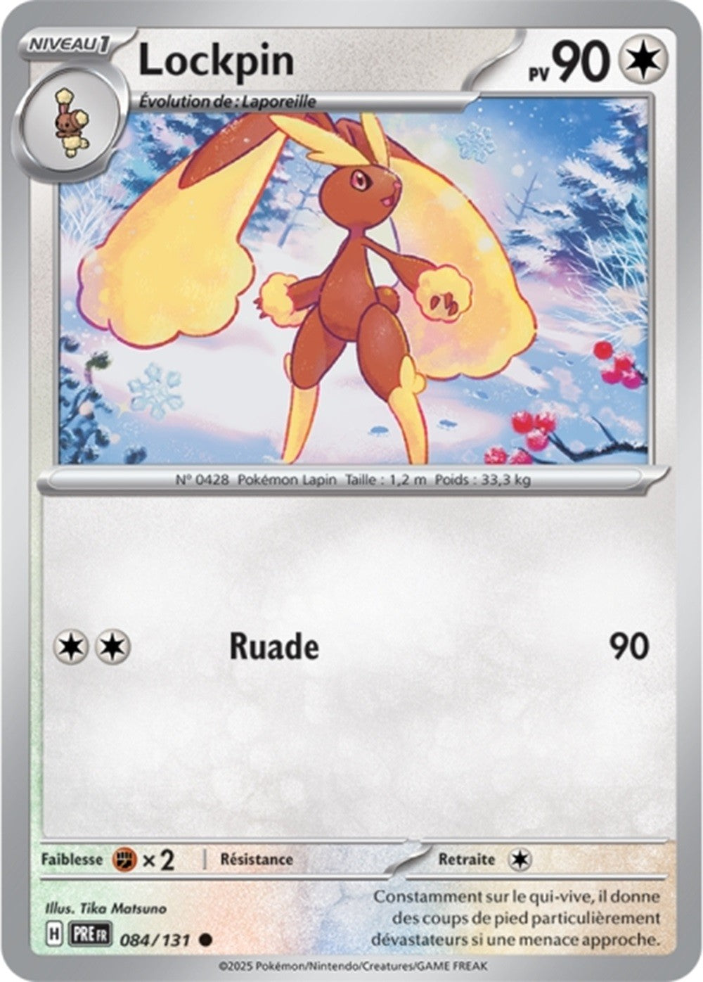 Pokémon - Lockpin (PRE 084/131) - Évolutions Prismatiques