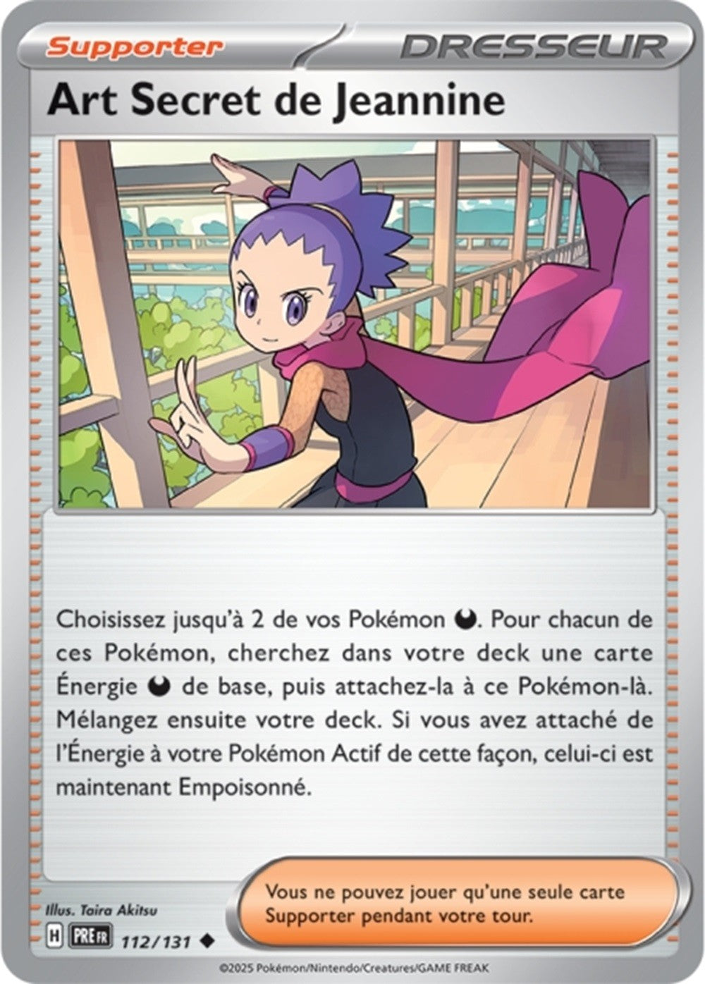 Pokémon - Art Secret de Jeannine (PRE 112/131) - Évolutions Prismatiques