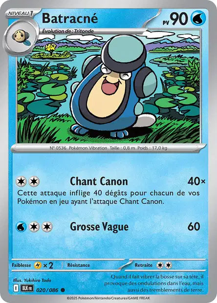 Batracné (BLK 020) - Foudre Noire - Carte Pokémon EV10.5