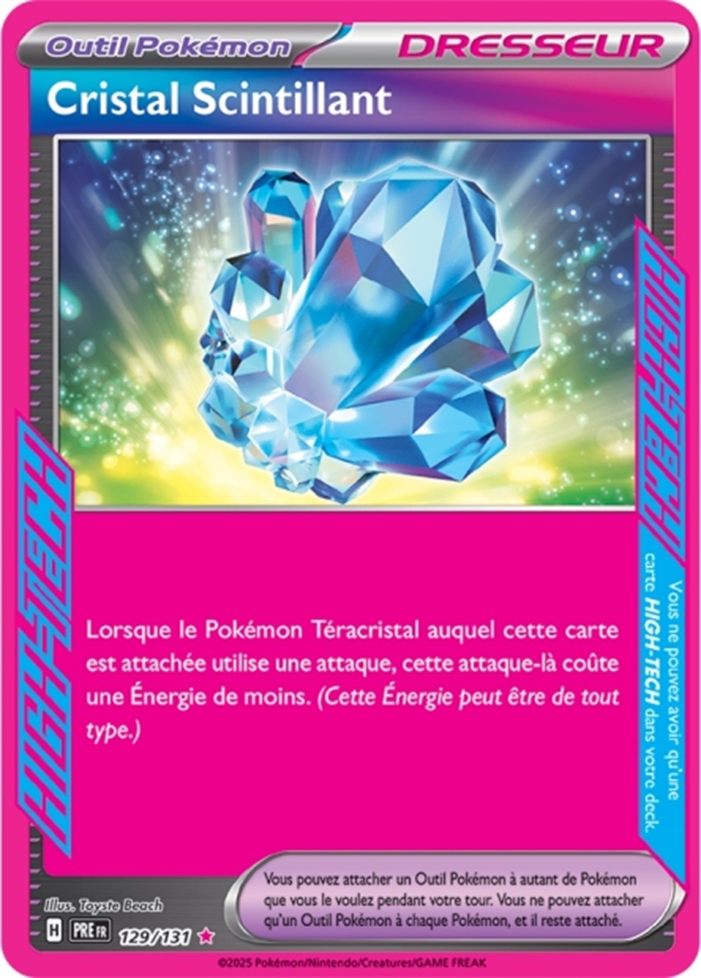 Pokémon - Cristal Scintillant (PRE 129/131) - Évolutions Prismatiques